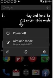 Restart your Android in safe mode - How-to-enter-safe-mode step1